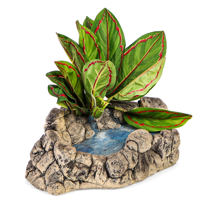 Terra Mind - Waterfall Scenery 2 in 1 - cave and heat island for terrarium